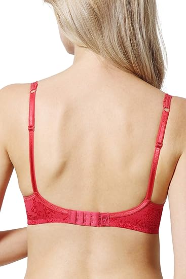 Van Heusen Women’s Cotton Padded Wireless Bra – Full Coverage, Anti-Bacterial, Breathable Perforated Cups